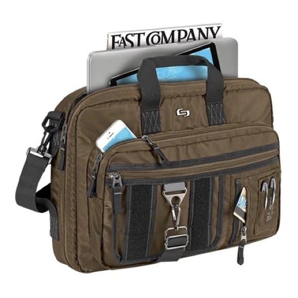 SOLO Black Ops ZONE—Laptop case - 15.6-inch Hybrid Briefcase VS Backpack - Picture 5 of 10